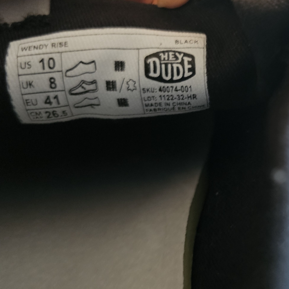 Hey Dude Women's Gray Casual Shoes - Picture 2 of 6